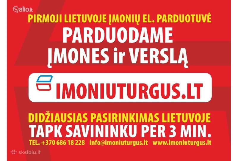 Įmonių pardavimas Lietuvoje - virš 100 įmonių