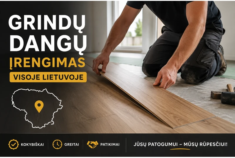 Profesionalus grind? ?rengimas visoje Lietuvoje
