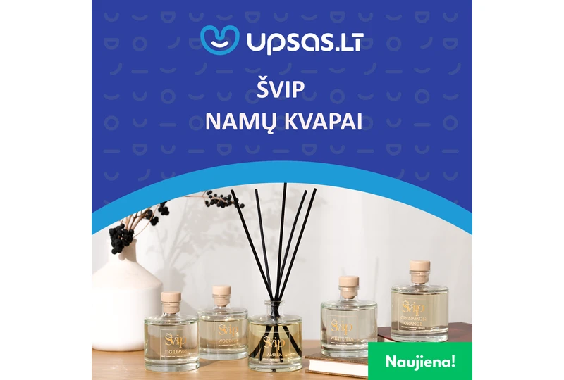 Namų kvapai su lazdelėmis ir žvakėmis jaukumui