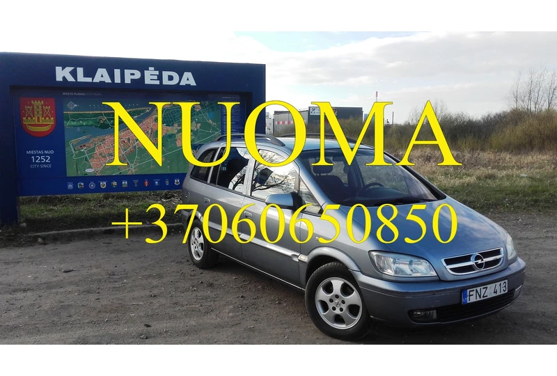 Nuoma be išeigini? – patikimas Opel Zafira||Ekonomiškas minivenas – 5.5-8 l/100 km||7 vietos arba erdv? bagažui Klaip?doje||Praktiška nuoma nuo 11€ parai be amžiaus rib?||Patikima Zafira su kondicionieriumi ir pagalba kelyje