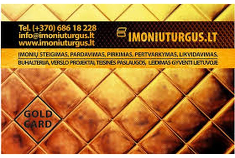 Parduodame įmones Lietuvoje nuo 1991 m.||Greitas UAB, MB, VŠĮ steigimas užsieniečiams||Įmonės su PVM, EORI licencijomis ir A1||Perkame ir parduodame įmones su skolomis