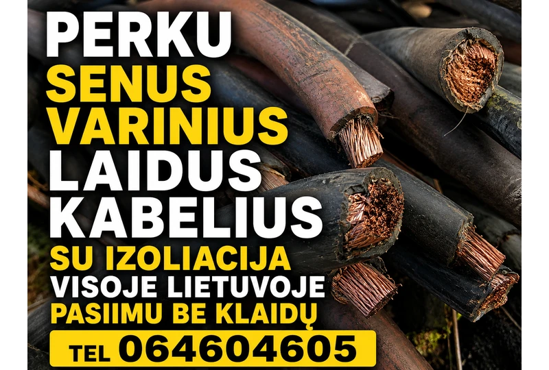 Pirkime senus varinius laidus
