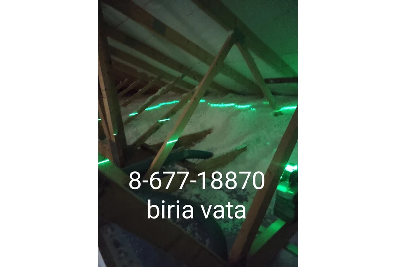 Mineralinės vatos oro tarpų užpildymas