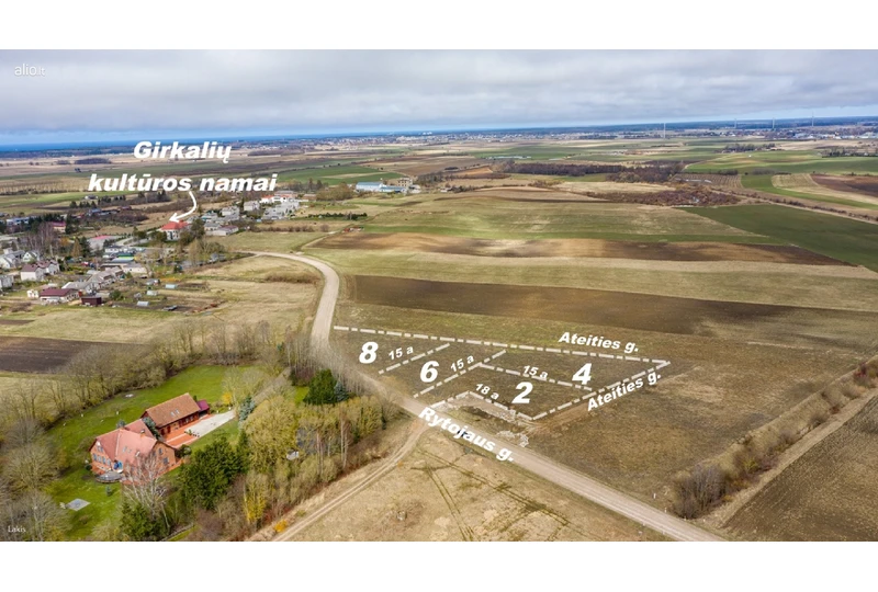 Skelbimas: Parduodamas namų valdos sklypas Palangos rajone, Girkaliuose, Klaipėdos rajone, kaina 1000 eurų už arą. Ateities g. 8. Plotas – 15 arų. Paskirtis – namų valda. Koordinatės X=6196613.25 Y=319926.68. Detalesnė informacija telefonu: +37065314008, parduoda savininkas.

Atsakymas:
Parduodamas 15 arų sklypas Palangos rajone, Girkaliuose