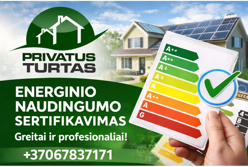 Energinis sertifikatas per 24h – visoje Lietuvoje||Sutvarkysim energin? sertifikat? skubiai ir legaliai||APVA paramai pažymos – be streso ir kelioni?||Energin? pažyma namui ar butui – greitai visoje LT