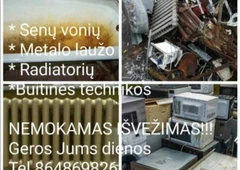 Greitai išvežam šiukšles ir baldus!||Nemokamai išvežam metal?, buitin? technik?